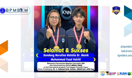 Mahasiswa Pascasarjana Meraih Medali Emas di ULB International Academic Fest Kategori Scientific Paper