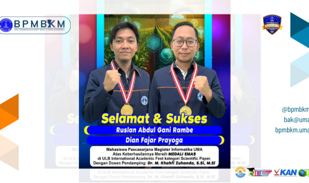 Mahasiswa Pascasarjana Meraih Medali Emas di ULB International Academic Fest Kategori Scientific Paper
